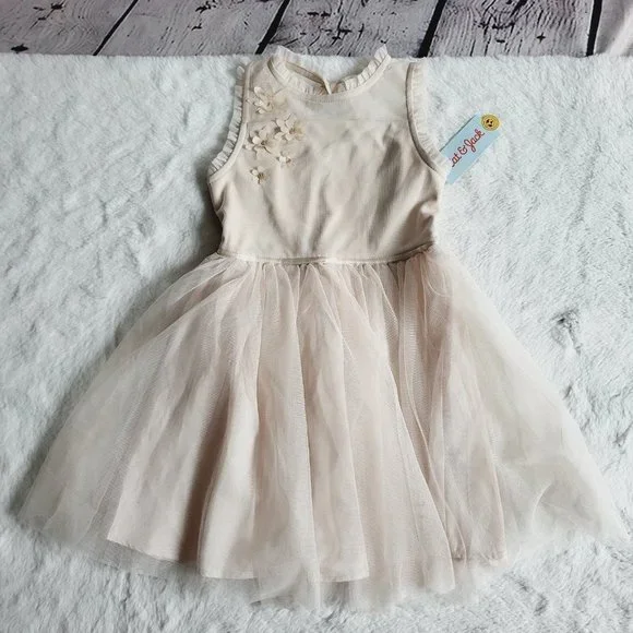 Cat & Jack, Girls' Floral Dress, 3KIDJ-V - Picture 2 of 5